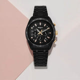 Octane Black Dial Chronograph Watch for Men 90077KM04