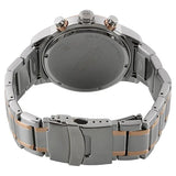 Titan Octane Men's Chronograph Watch White Dial with Two-Toned Stainless Steel Band, 90086KM02