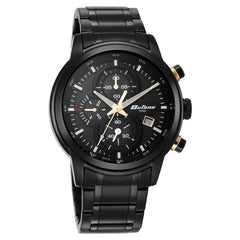 Titan Octane Men's Chronograph Watch Analog Black Dial with Black Stainless Steel Band, 90086KM05