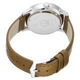 Titan Men's  Multifunction Watch Analog Green Dial Brown Leather Strap,  90100SL03