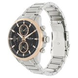 Titan Octane Black Dial Quartz Multifunction Stainless Steel Strap watch for Men 90104km02
