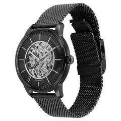 Titan Men's Automatic Watch Analog Black Dial With Black Stainless Steel Band, 90110NM01