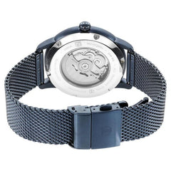 Titan Men's Automatic Watch Analog Blue Dial With Blue Stainless Steel Band, 90110QM01