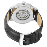 Titan Men's Automatic Watch Analog Silver Dial with Black Leather Strap, 90110SL01