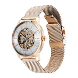 Titan Skeletal Automatic Men's Watch with Gold Dial and Gold Stainless Steel Strap,90110WM01_NEW