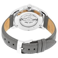 Titan Men's Automatic Watch Analog Grey Dial With Grey Leather Strap, 90126SL01