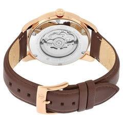 Titan Men's Automatic Watch Analog Black Dial With Brown Leather Strap, 90126WL02