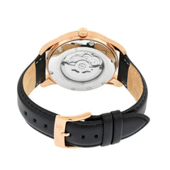 Titan Men's Automatic Watch Analog, Black Dial Black Leather Strap, 90126WL03