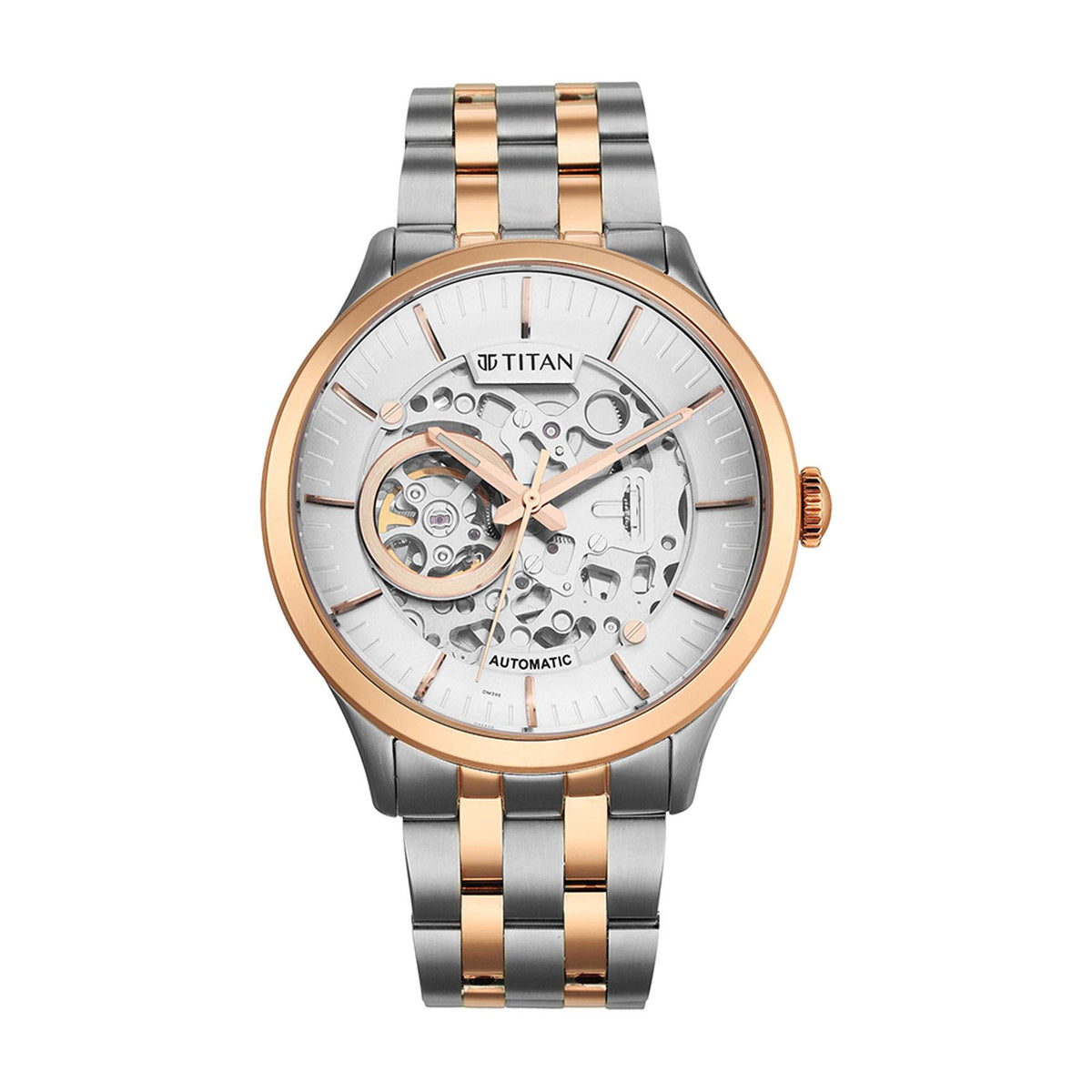 Titan, Men's, Analog Watch, Silver Dial, with Stainless Steel Band, TI-90140KM01