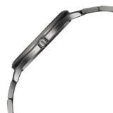 Titan Clasique Slim Men's Watch Analog Grey Dial with Grey Stainless Steel Band, 90142QM06