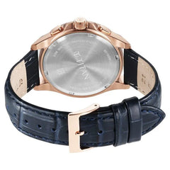 Titan, Men's, Analog Watch, Blue Dial, with Leather Band, TI-90169WL01
