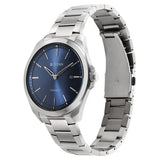 Titan Men's Titanium Quartz Analog Watch Blue Dial With Titanium Strap, 90177TM01