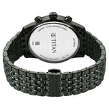Titan, Men's, Analog Watch, Green Dial, with Stainless Steel Band, TI-90179QM01