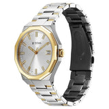 Titan Regalia Men's Analog Watch Silver Dial With Two Toned Stainless Steel Band , 90212BM01