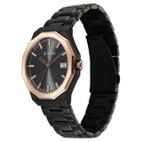 Titan Regalia Men's Analog Watch Grey Dial With Black Stainless Steel Band , 90212KM02