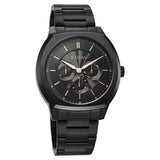 Titan Regalia Men's Analog Watch Black Dial With Black Stainless Steel Band , 90213NM01
