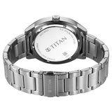 Titan, Men's, Analog Watch, Blue Dial, with Stainless Steel Band, TI-90213SM01