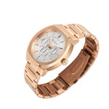 Titan Regalia Men's Analog Watch Silver Dial With Rose Gold Stainless Steel Band , 90213WM01