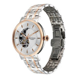 Titan Yin Yang Skeletal Men's Automatic Watch Silver Dial With Two Tone Stainless Steel Band, 90222KM01