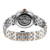 Titan Yin Yang Skeletal Men's Automatic Watch Silver Dial With Two Tone Stainless Steel Band, 90222KM01