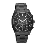 Titan Men's Multifunction Watch Black Dial with Black Stainless Steel, TI-90236NM01
