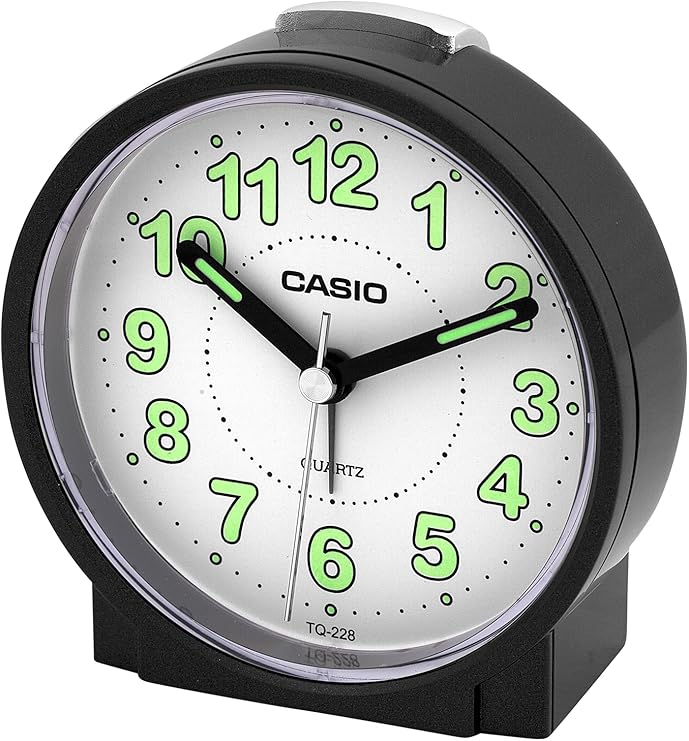 Casio beep sound, analog alarm clock , TQ-228-1DF