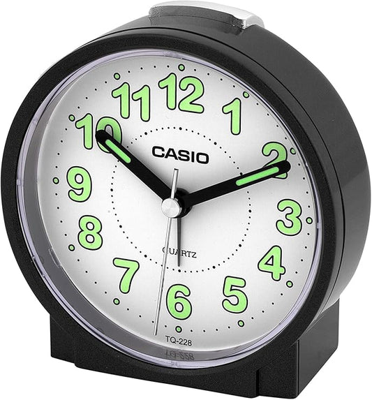 Casio beep sound, analog alarm clock , TQ-228-1DF Casio Alarm Clock TQ-228-1DF