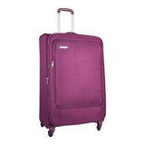 Carlton Hamilton 57cm Purple Expandable 4 Wheel Spinner Soft Top Cabin Size Trolley , HMLTON57PU