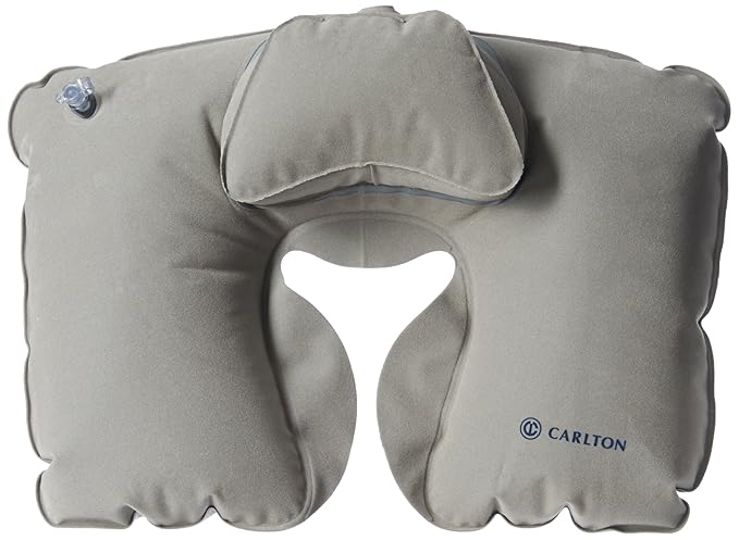 Carlton Inflatable Double Layer Pillow Grey, INFPLLWNGRY