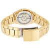 Seiko 21 Jewels Men's Automatic Watch Analog Gold Dial with Gold Stainless Steel Band, SNK610K