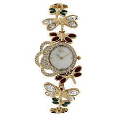 Titan Raga Women Watch Analog Mother of Pearl Dial With Gold Metal Band, 95011YM01