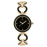 Titan Quartz Analog Women's watch with Black Dial and Metal Strap, 95336WM01