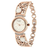 Titan Raga Aurora Women's Watch Analog White Dial With Rose Gold Stainless Steel  Band, 95046WM01