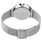 Titan Womens Analog Watch Black Dial with Silver Mesh Band, 95068SM01