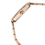 Titan Women's Stellar Multifunction Watch Black Dial With Rose Gold Stainless Steel Band, 95086WM01