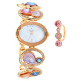 Titan Raga Moments Of Joy Women's Analog Watch Mother of Pearl Dial With Gold Stainless Steel Band, 95127WM01