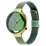 Titan Raga Moments of Joy Women's Watch Analog Green Dial With Green Mesh Band, 95134QM01