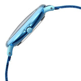 Titan Slimline Women's watch Analog Blue Dial with Blue Mesh Band, 95142QM01