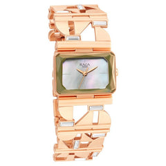 Titan Raga Love All Women's Watch Analog Mother Of Pearl Dial With Rose Gold Metal Band, 95149WM01