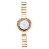 Titan Raga Women's Analog Watch Mother Of Pearl Dial With Rose Gold Stainless Steel Band, 95150WM01