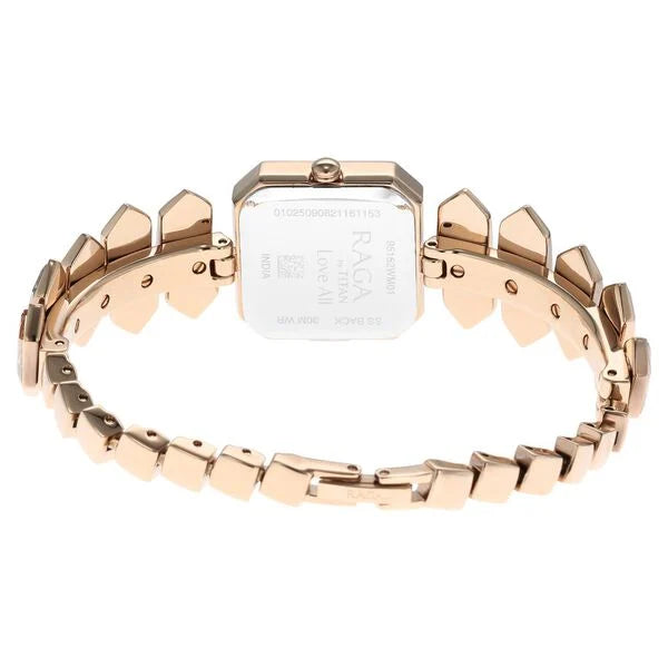 Titan Raga Love All Women's Watch Analog Silver Dial With Stainless Steel  Strap Watch, 95152WM01