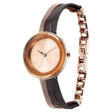 Titan Raga Delight Women's Watch Rose Gold Dial With Rose Gold Stainless Steel Band, 95153KM01