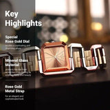 Titan Raga Delight Women's Watch Rose Gold Dial With Stainless Steel Band, 95155KM01