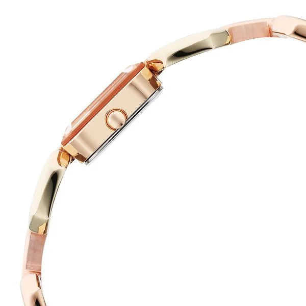Titan Raga Delight Women's Watch Rose Gold Dial With Stainless Steel Band, 95155KM01