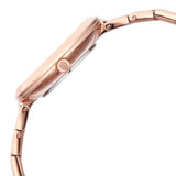 Titan Purple Women's Watch Analog Rose Gold Dial with Rose Gold Stainless Steel Band, 95163WM01