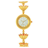 Titan Raga Masaba Collection Women's Watch Analog Green Dial with Gold Stainless Steel Band, 95174YM01