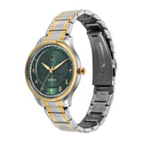 Titan, Men's, Analog Watch, Green Dial, with Stainless Steel Band, TI-95185BM01