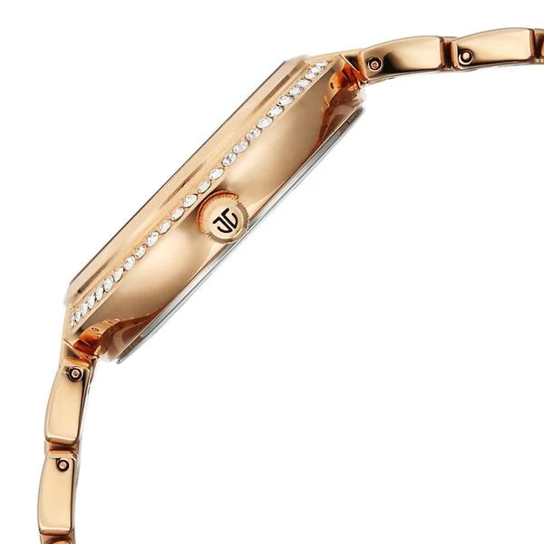 Titan Eternal Quartz Analog Women's Watch With Pink Dial and Rose Gold Metal Strap Watch, 95187WM01