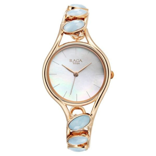 Titan, Women, Analog, Watch, Mother of pearl Dial, 95190WM02