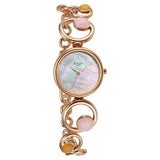 Titan Raga Women's Watch Analog Mother Of Pearl Dial with Rose Gold Stainless Steel band, 95194WM01